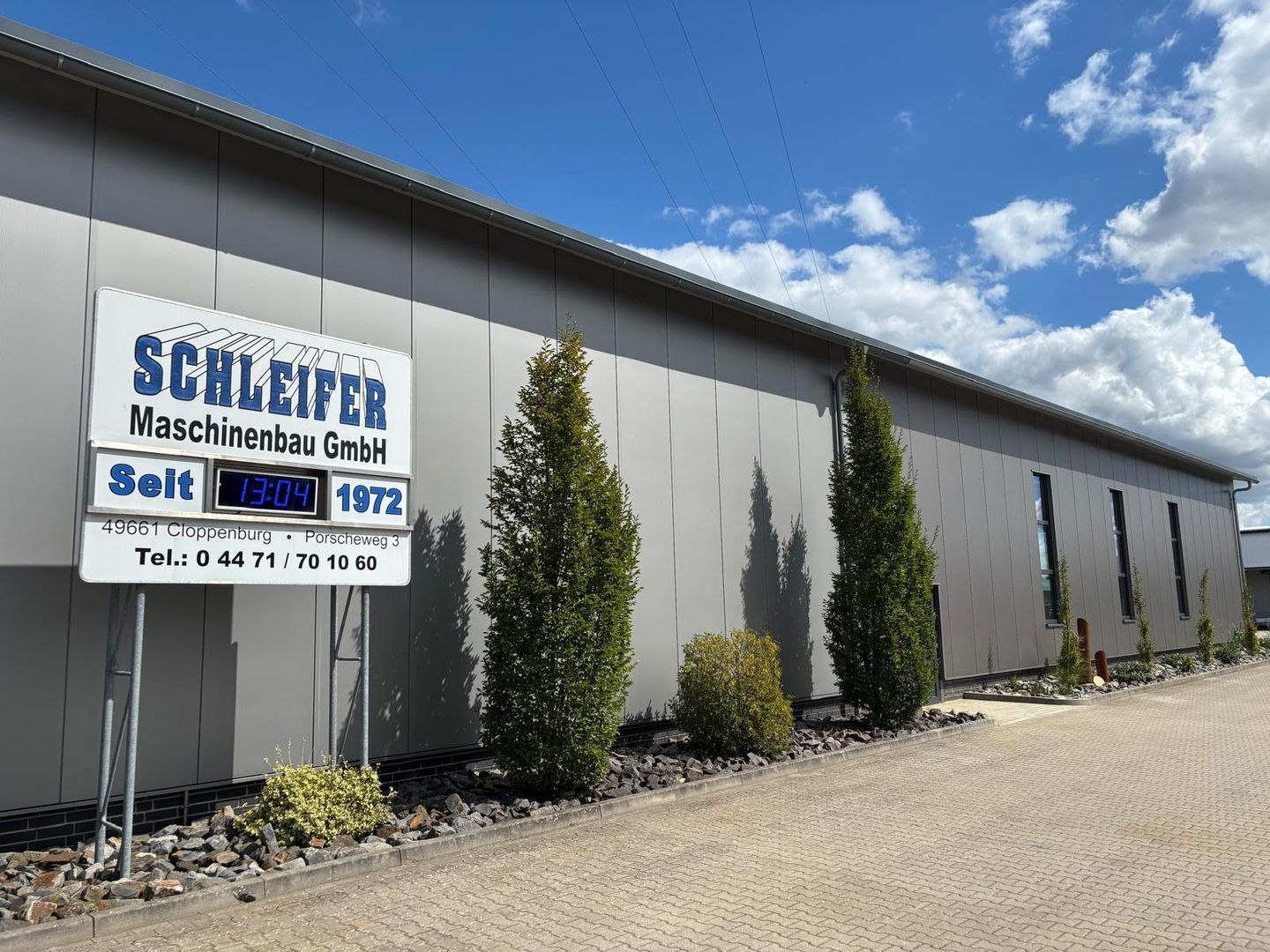 Arbeitsgelände von Schleifer Maschinenbau GmbH